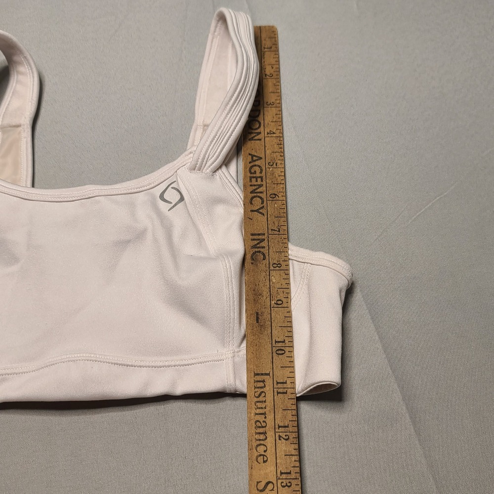 Moving Comfort Fiona Sports Bra Women 34B White High Impact Adjustable Strap - Picture 7 of 8